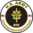 thumbnail image 1 of 3.8 Inch U.S. Army MOS 97Z Counterintelligence/Human Intelligence Senior Sergeant, 1 of 1