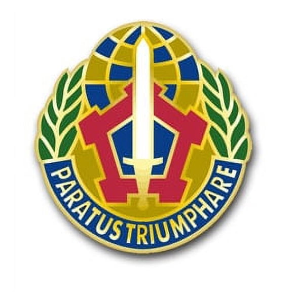 3.8 Inch U.S. Army Military Personnel Unit Crest Vinyl Transfer Decal