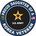 thumbnail image 1 of 3.8 Inch U.S. Army Proud Daughter of a Korea Veteran, 1 of 1