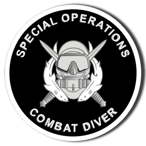 3.8 Inch U.S. Army Special Operations Combat Diver