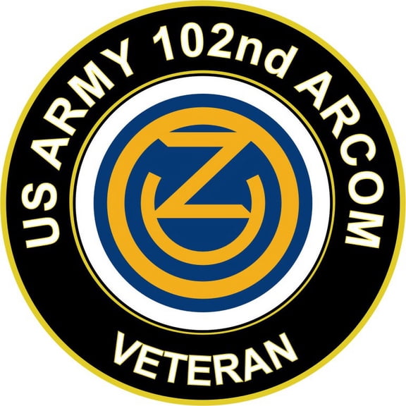 3.8 Inch U.S. Army Veteran 102nd ARCOM Sticker Decal