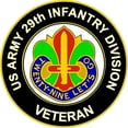 thumbnail image 1 of 3.8 Inch U.S. Army Veteran 29th Infantry Division Sticker Unit Crest Sticker, 1 of 1