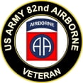 thumbnail image 1 of 3.8 Inch U.S. Army Veteran 82nd Airborne Sticker Decal, 1 of 1