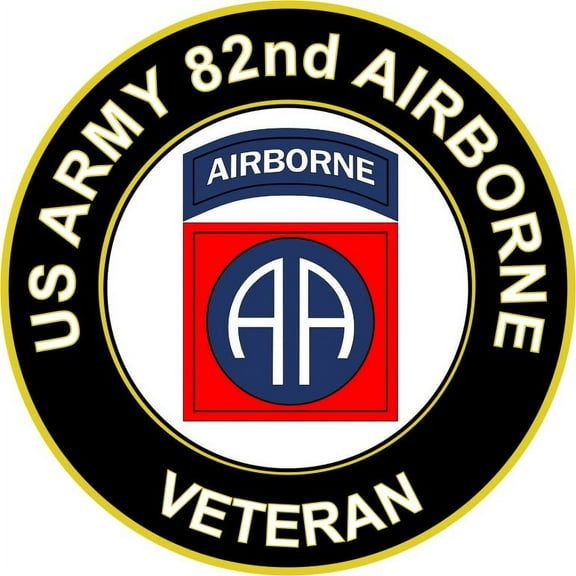 3.8 Inch U.S. Army Veteran 82nd Airborne Sticker Decal