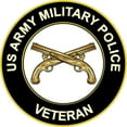 thumbnail image 1 of 3.8 Inch U.S. Army Veteran Military Police Sticker Decal, 1 of 1