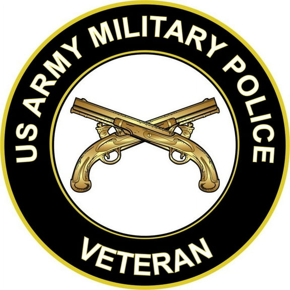 3.8 Inch U.S. Army Veteran Military Police Sticker Decal