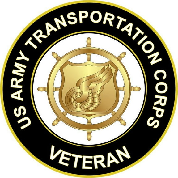 3.8 Inch U.S. Army Veteran Transportation Corps Sticker Decal