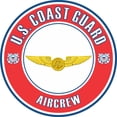 thumbnail image 1 of 3.8 Inch U.S. Coast Guard Aircrew Badge Decal, 1 of 1