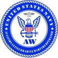 thumbnail image 1 of 3.8 Inch U.S. Navy Antisub Warfare Decal Sticker, 1 of 1
