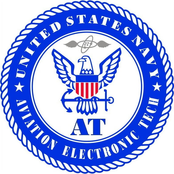 3.8 Inch U.S. Navy Aviation Electrician's Tech Decal Sticker