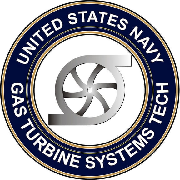 3.8 Inch U.S. Navy Gas Turbine Systems Tech GS decal