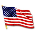 thumbnail image 1 of 3.8 Inch UNITED STATES WAVING FLAG VINYL TRANSFER DECAL, 1 of 1