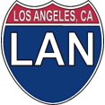 thumbnail image 1 of 3.8 Inch US Interstate Sticker Los Angeles California, 1 of 1