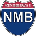 thumbnail image 1 of 3.8 Inch US Interstate Sticker North Miami Beach Florida, 1 of 1