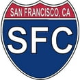 thumbnail image 1 of 3.8 Inch US Interstate Sticker San Fransico California, 1 of 1