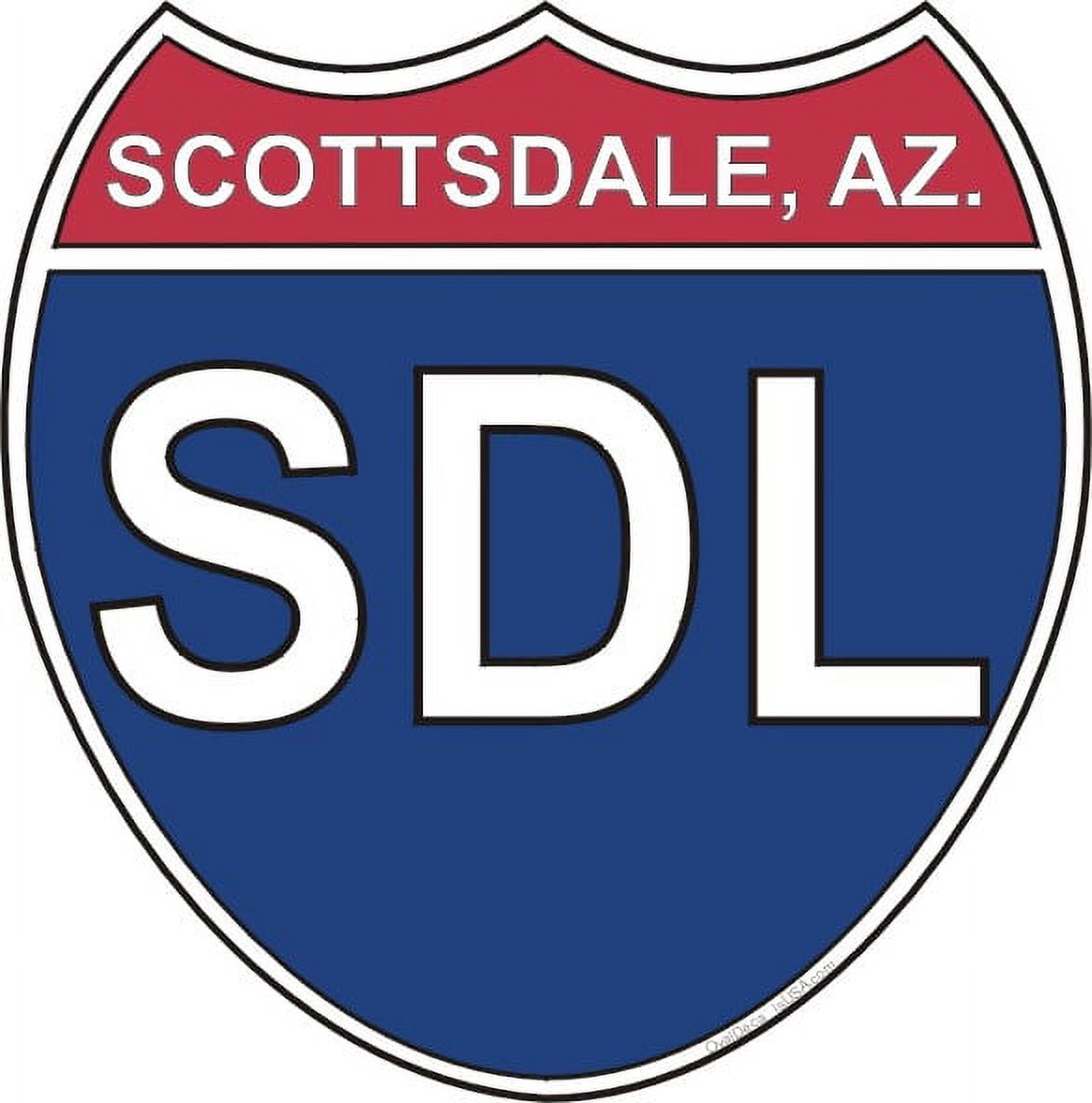 Interstate 8 Sticker 3.8 Inch US Interstate Sticker Scottsdale Arizona - Walmart.com