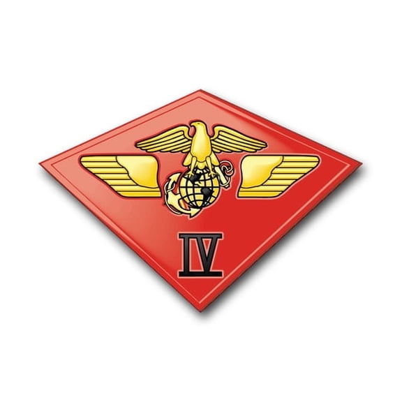 3.8 Inch USMC 4th Marine Air Wing Vinyl Transfer Decal