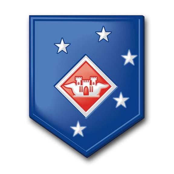 3.8 Inch USMC Aviation Engineer Battalion Vinyl Transfer Decal