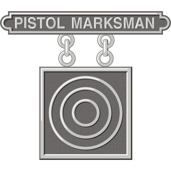 3.8 Inch USMC Pistol Marksman Sticker Vinyl Decal