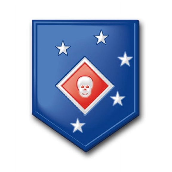 3.8 Inch USMC Raider Battalion Vinyl Transfer Decal