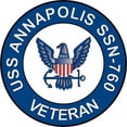 thumbnail image 1 of 3.8 Inch USS Annapolis SSN-760 Veteran Decal Sticker, 1 of 1