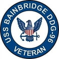 thumbnail image 1 of 3.8 Inch USS Bainbridge DDG-96 Veteran Decal Sticker, 1 of 1