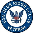 thumbnail image 1 of 3.8 Inch USS Blue Ridge LCC-19 Veteran Decal Sticker, 1 of 1