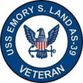 thumbnail image 1 of 3.8 Inch USS Emory S Land AS-39 Veteran Decal Sticker, 1 of 1