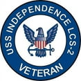 thumbnail image 1 of 3.8 Inch USS Independence LCS-2 Veteran Decal Sticker, 1 of 1