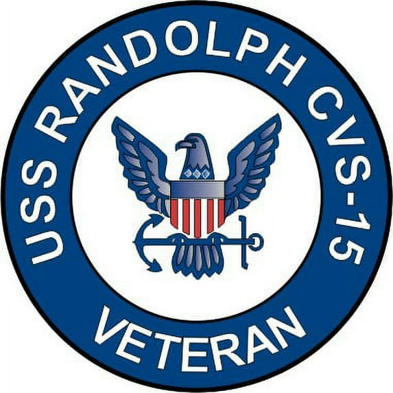 3.8 Inch USS Randolph CVS-15 Veteran Decal Sticker