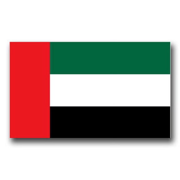 3.8 Inch United Arab Emirates Flag Vinyl Transfer Decal