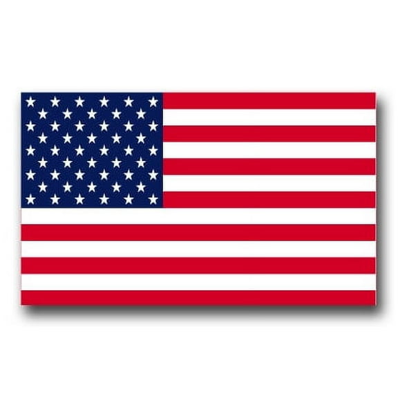 3.8 Inch United States Flag Vinyl Transfer Decal