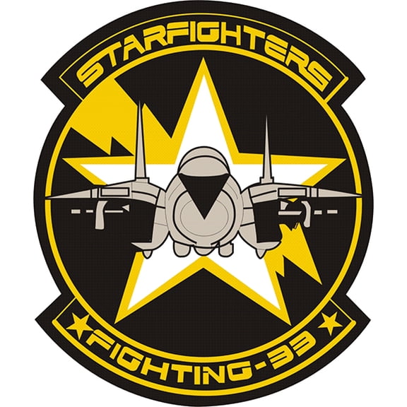 3.8 Inch VF-33 'Star Fighters' Patch Decal