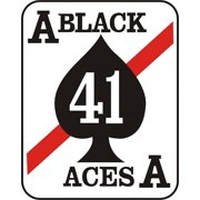 3.8 Inch VF-41 Black Aces Patch Decal