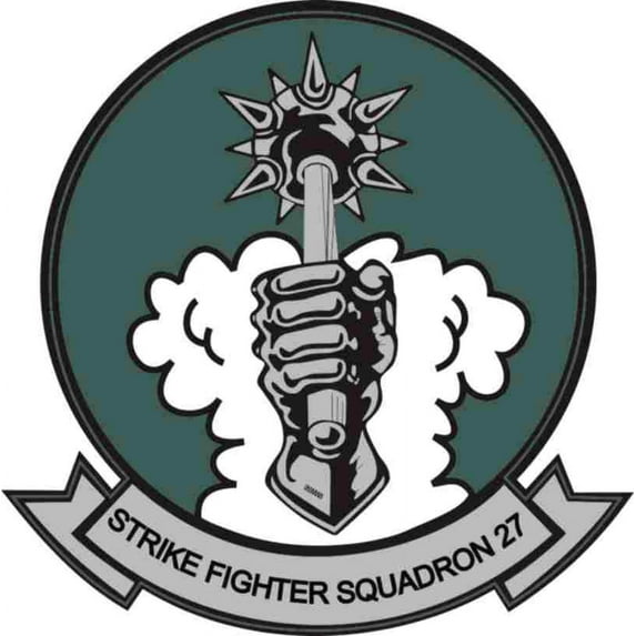 3.8 Inch VFA-27 'Royal Maces' Patch Decal