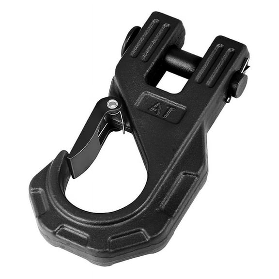 3/8 Inch Winch Hook Heavy Duty, ATV Winch Hook, Winch Tow U-Clamp Sliding Hook for y19160