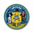 thumbnail image 1 of 3.8 Inch Wisconsin State Seal Vinyl Transfer Decal, 1 of 1