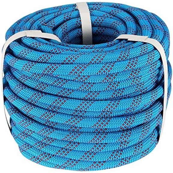 3/8 Inch x 115 Feet Polyester Rope, Double  Polyester Pulling Rope, 3520 Lbs Breaking Strength Heavy Duty High Strength Ropes for Pulling, Sailing$$Tools & Hardware Other