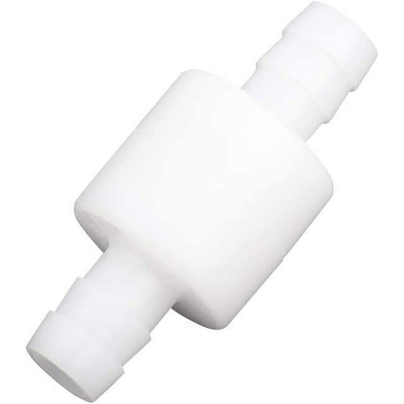 3/8" Inline Backflow Preventer, Air Check Valve, Easy to Install, Plastic High Adsorption Properties for Fuel Gas Liquid -