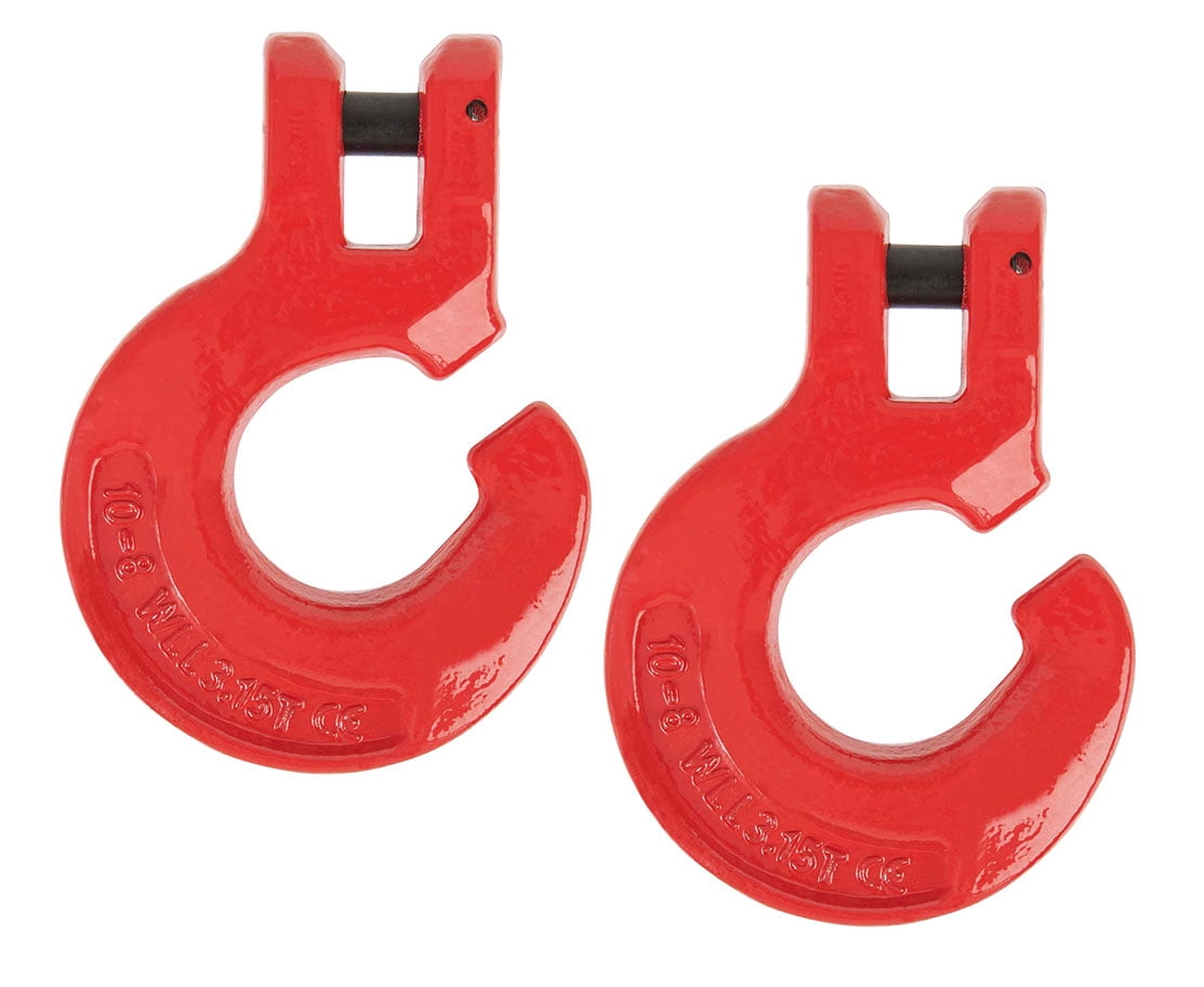 3/8" Logging Chain Choker Hook G80 3.15 Tons 6900 Lbs WLL (2 Pack