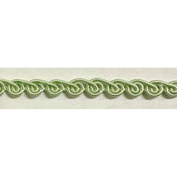 3/8" Looped Braid Gimp Sewing Trim - 12 Yards! - Color: Mint