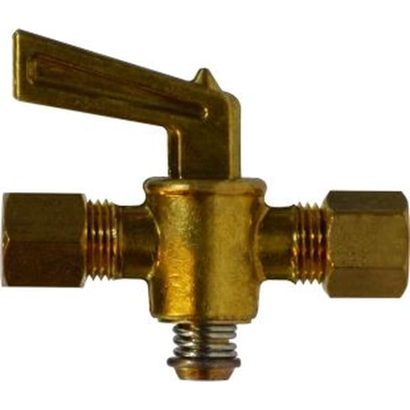 3/8 M Comp X M Comp S/O Cock, Shut Off Cocks, Brass Fittings