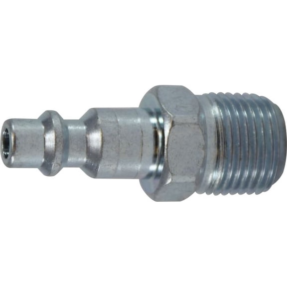 3/8 MIP Ind Inter. Steel Plug, 3/8 Industrial Interchange, Pneumatics