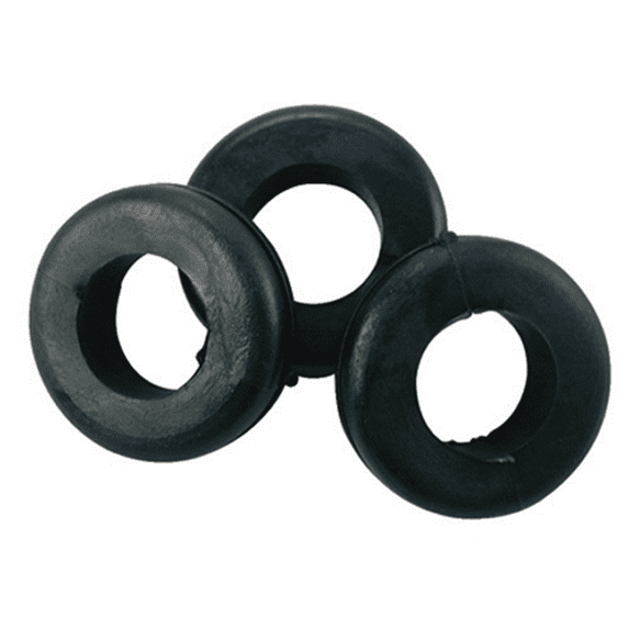 The Best Connection 3/8" MOUNTING HOLE BLACK VINYL GROMMET 13 PCS