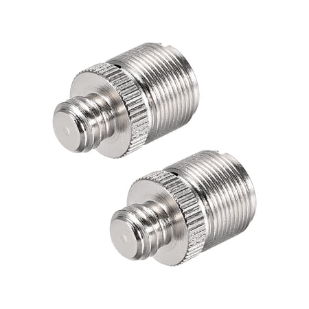 3/8” Male To 5/8" Male Threaded Screw Adapter For Microphone Tripod Stand 2 pcs