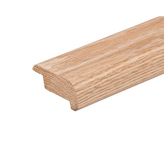 3/8" Overlap Stair Nosing Unfinished Red Oak (3 FT Long)