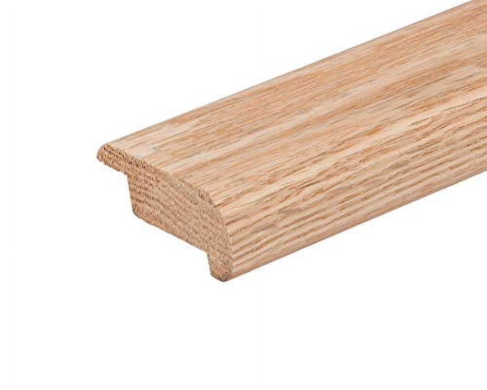 3/8" Overlap Stair Nosing Unfinished Red Oak (6 FT Long)