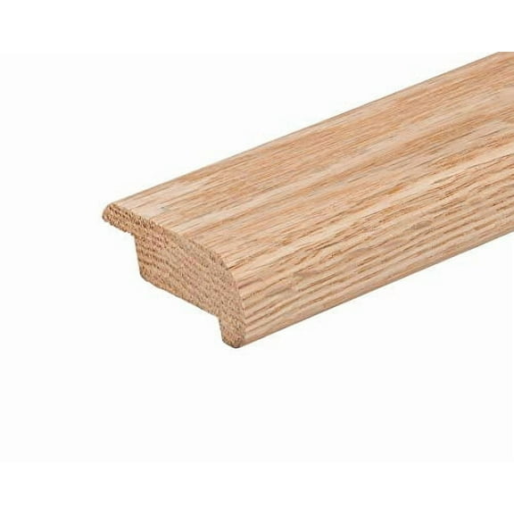Randall Manufacturing 3/8" Overlapping Unfinished Oak Stair Nosing, Wood, 6 ft Long, 1 Count