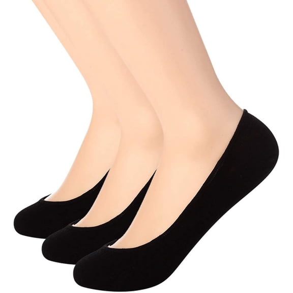 3-8 Pairs Ultra Low Cut Liner Socks Women No Show Non Slip Hidden Invisible for Flats Boat Summer