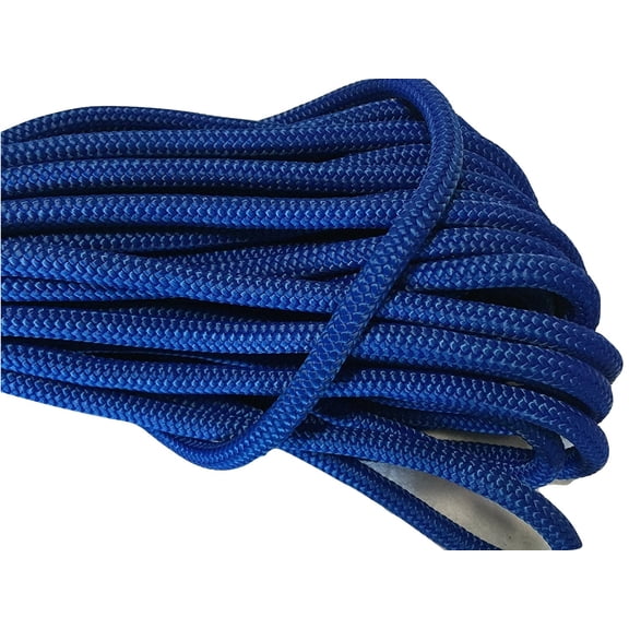 3/8" Premium Double Braided Nylon Rope, 50 ft